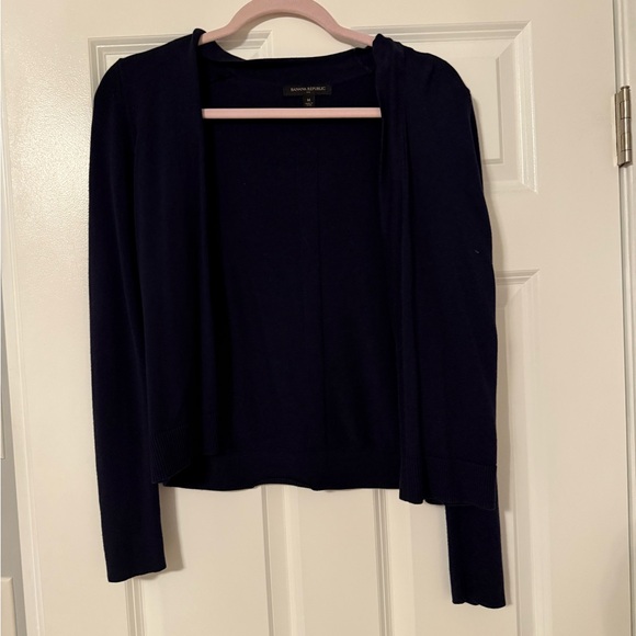 Banana Republic | Navy Blue Open Cardigan | Size M - Picture 1 of 7